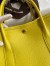 Hermes Garden Party 30 Handmade Bag in Lime Clemence Leather