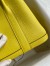 Hermes Garden Party 30 Handmade Bag in Lime Clemence Leather