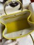 Hermes Garden Party 30 Handmade Bag in Lime Clemence Leather
