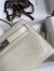 Hermes Kelly Mini II Sellier Handmade Bag In Beton Matte Alligator Leather