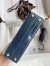 Hermes Kelly Mini II Sellier Handmade Bag In Colvert Shiny Alligator Leather