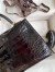 Hermes Kelly Mini II Sellier Handmade Bag In Black Shiny Alligator Leather