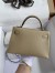 Hermes Kelly Mini II Sellier Handmade Bag In Trench Chevre Mysore Leather