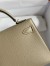 Hermes Kelly Mini II Sellier Handmade Bag In Trench Chevre Mysore Leather