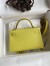 Hermes Kelly Mini II Sellier Handmade Bag In Lime Epsom Calfskin