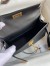 Hermes Kelly Mini II Sellier Handmade Bag In Black Epsom Calfskin