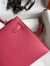 Hermes Kelly Mini II Sellier Handmade Bag In Rose Azalee Epsom Calfskin