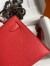 Hermes Kelly Mini II Sellier Handmade Bag In Piment Epsom Calfskin