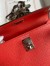 Hermes Kelly Mini II Sellier Handmade Bag In Piment Epsom Calfskin