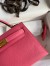 Hermes Kelly Mini II Sellier Handmade Bag In Rose Lipstick Epsom Calfskin