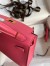 Hermes Kelly Mini II Sellier Handmade Bag In Rose Lipstick Epsom Calfskin