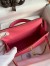 Hermes Kelly Mini II Sellier Handmade Bag In Rose Lipstick Epsom Calfskin