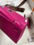 Hermes Kelly Mini II Sellier Handmade Bag In Rose Purple Epsom Calfskin