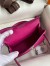 Hermes Kelly Mini II Sellier Handmade Bag In Rose Purple Epsom Calfskin