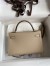 Hermes Kelly Mini II Sellier Handmade Bag In Trench Epsom Calfskin