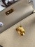 Hermes Kelly Mini II Sellier Handmade Bag In Trench Epsom Calfskin