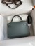 Hermes Kelly Mini II Sellier Handmade Bag In Vert Amande Epsom Calfskin