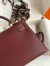 Hermes Kelly Mini II Sellier Handmade Bag in Rouge H Madame Calfskin 