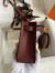 Hermes Kelly Mini II Sellier Handmade Bag in Rouge H Madame Calfskin 