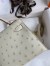 Hermes Kelly Mini II Sellier Handmade Bag In Beton Ostrich Leather