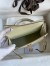 Hermes Kelly Mini II Sellier Handmade Bag In Beton Ostrich Leather