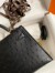 Hermes Kelly Mini II Sellier Handmade Bag In Black Ostrich Leather 