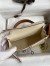 Hermes HSS Kelly Mini II Sellier Tri-color Bag In Craie/Pink/Gold Epsom Calfskin 