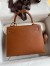 Hermes Kelly Sellier 25 Handmade Bag In Gold Barenia Calfskin 