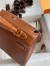Hermes Kelly Sellier 25 Handmade Bag In Gold Barenia Calfskin 