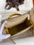 Hermes Kelly Sellier 25 Bicolor Bag in Trench and Yellow Epsom Calfskin