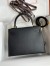 Hermes Kelly Sellier 25 Handmade Bag In Black Mysore Goatskin