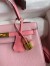 Hermes Kelly Sellier 25 Bicolor Bag in Rose Confetti and Lipstick Mysore Goatskin