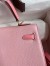 Hermes Kelly Sellier 25 Bicolor Bag in Rose Confetti and Lipstick Mysore Goatskin