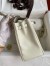 Hermes Kelly Retourne 25 Handmade Bag In Mushroom Clemence Leather 