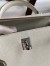 Hermes Kelly Retourne 25 Handmade Bag In Mushroom Clemence Leather 