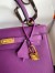 Hermes Kelly Sellier 25 Handmade Bag In Anemone Epsom Calfskin