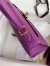 Hermes Kelly Sellier 25 Handmade Bag In Anemone Epsom Calfskin