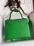 Hermes Kelly Sellier 25 Handmade Bag In Bambou Epsom Calfskin