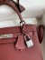 Hermes Kelly Sellier 25 Handmade Bag In Bordeaux Epsom Calfskin