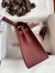 Hermes Kelly Sellier 25 Handmade Bag In Bordeaux Epsom Calfskin