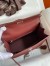 Hermes Kelly Sellier 25 Handmade Bag In Bordeaux Epsom Calfskin