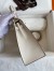 Hermes Kelly Sellier 25 Handmade Bag In Craie Epsom Calfskin