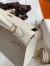 Hermes Kelly Sellier 25 Handmade Bag In Craie Epsom Calfskin