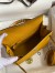 Hermes Kelly Sellier 25 Handmade Bag In Jaune Ambre Epsom Calfskin