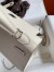 Hermes Kelly Sellier 25 Handmade Bag In Nata Epsom Calfskin
