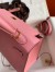 Hermes Kelly Sellier 25 Handmade Bag In Rose Confetti Epsom Calfskin