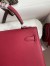 Hermes Kelly Sellier 25 Handmade Bag In Ruby Epsom Calfskin