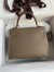 Hermes Kelly Sellier 25 Handmade Bag In Taupe Epsom Calfskin