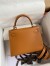 Hermes Kelly Sellier 25 Handmade Bag In Toffee Epsom Calfskin