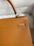 Hermes Kelly Sellier 25 Handmade Bag In Toffee Epsom Calfskin